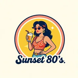 Logo Sunset 80's Madrid